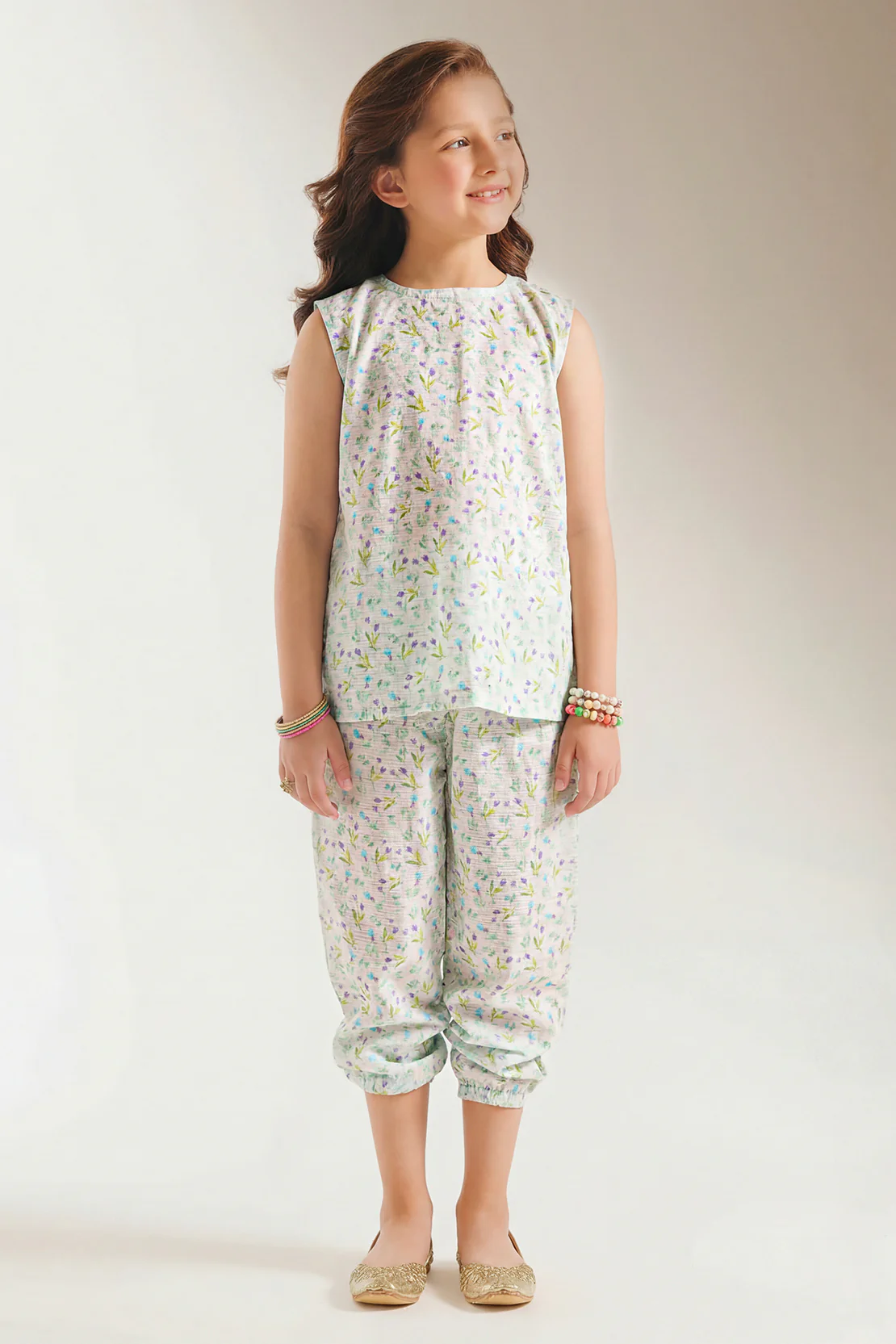 Stitched Cotton Dobby Shirt/trouser For Kids - Image 2