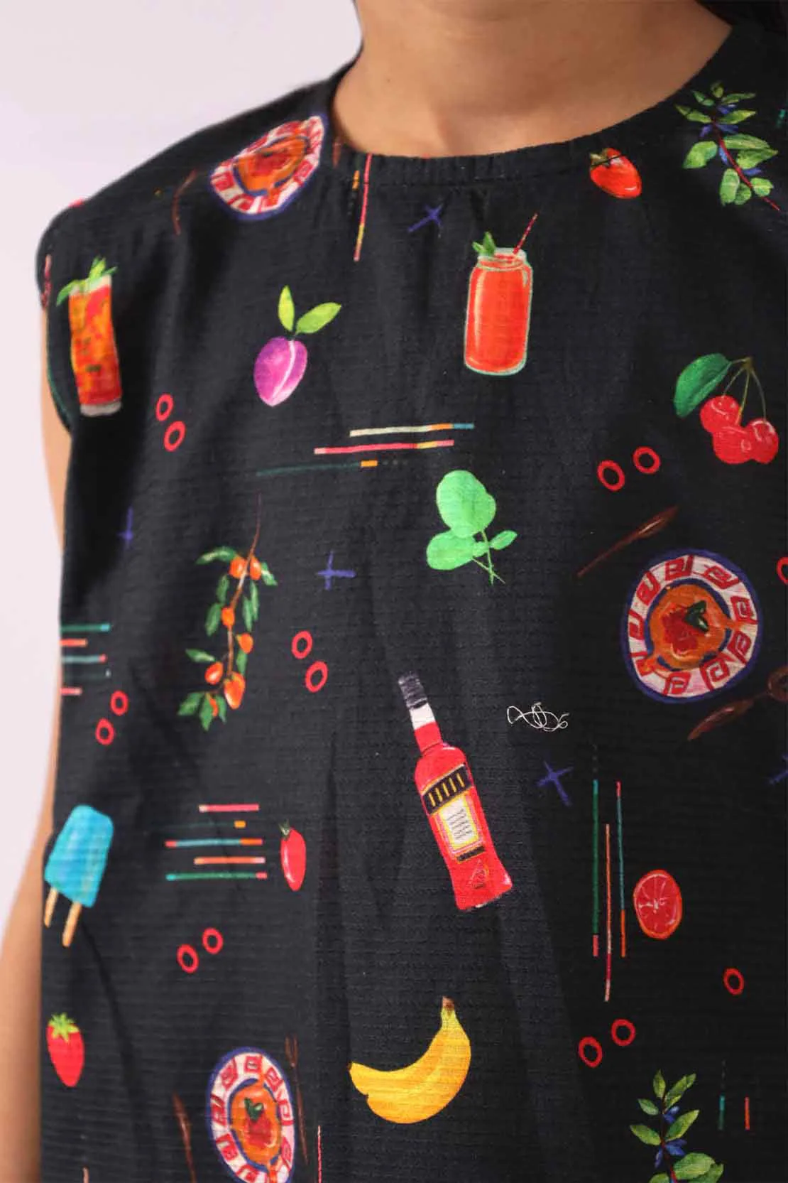 Stitched Cotton Dobby Shirt/trouser For Kids - Image 3
