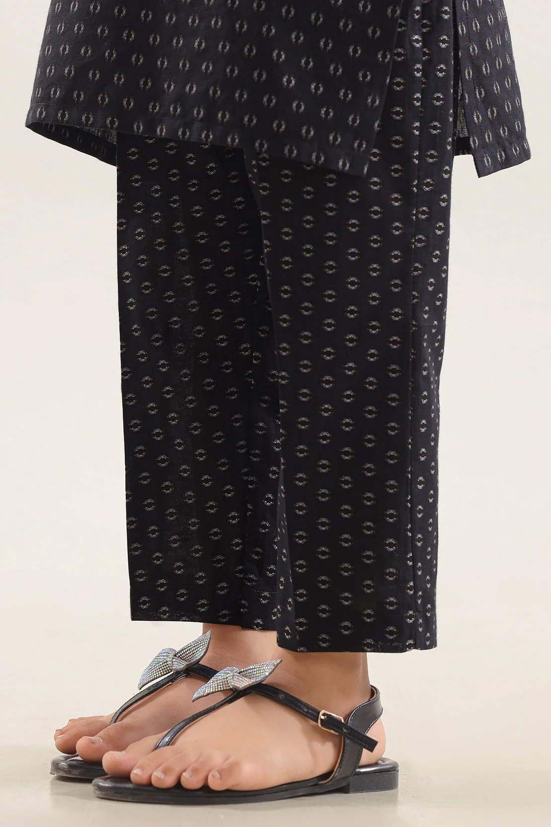 Stitched Cotton Jacquard 2 Piece (Shirt/trouser) For Kids - Image 5