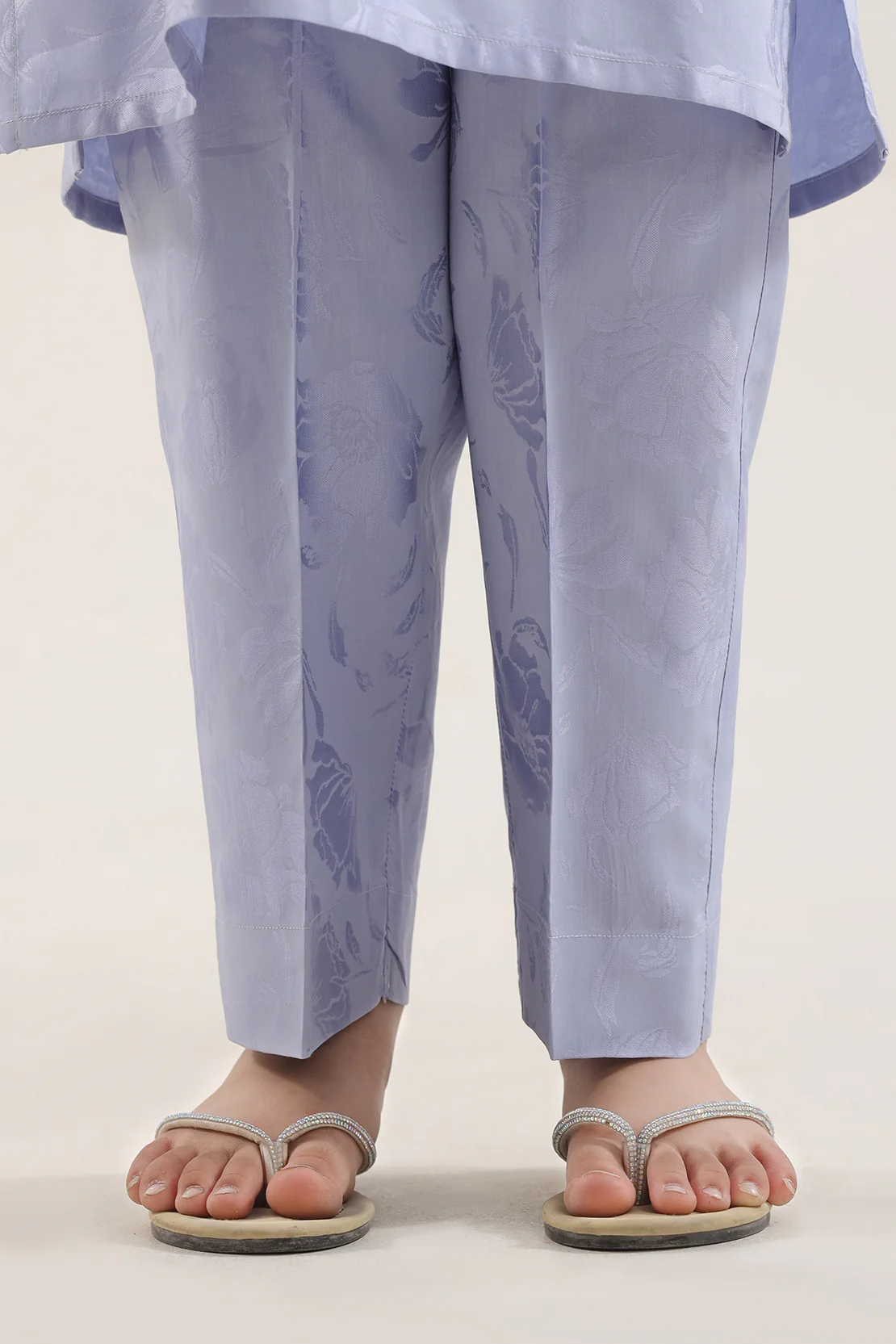 Stitched Cotton Jacquard 2 Piece (Shirt/trouser) For Kids - Image 5