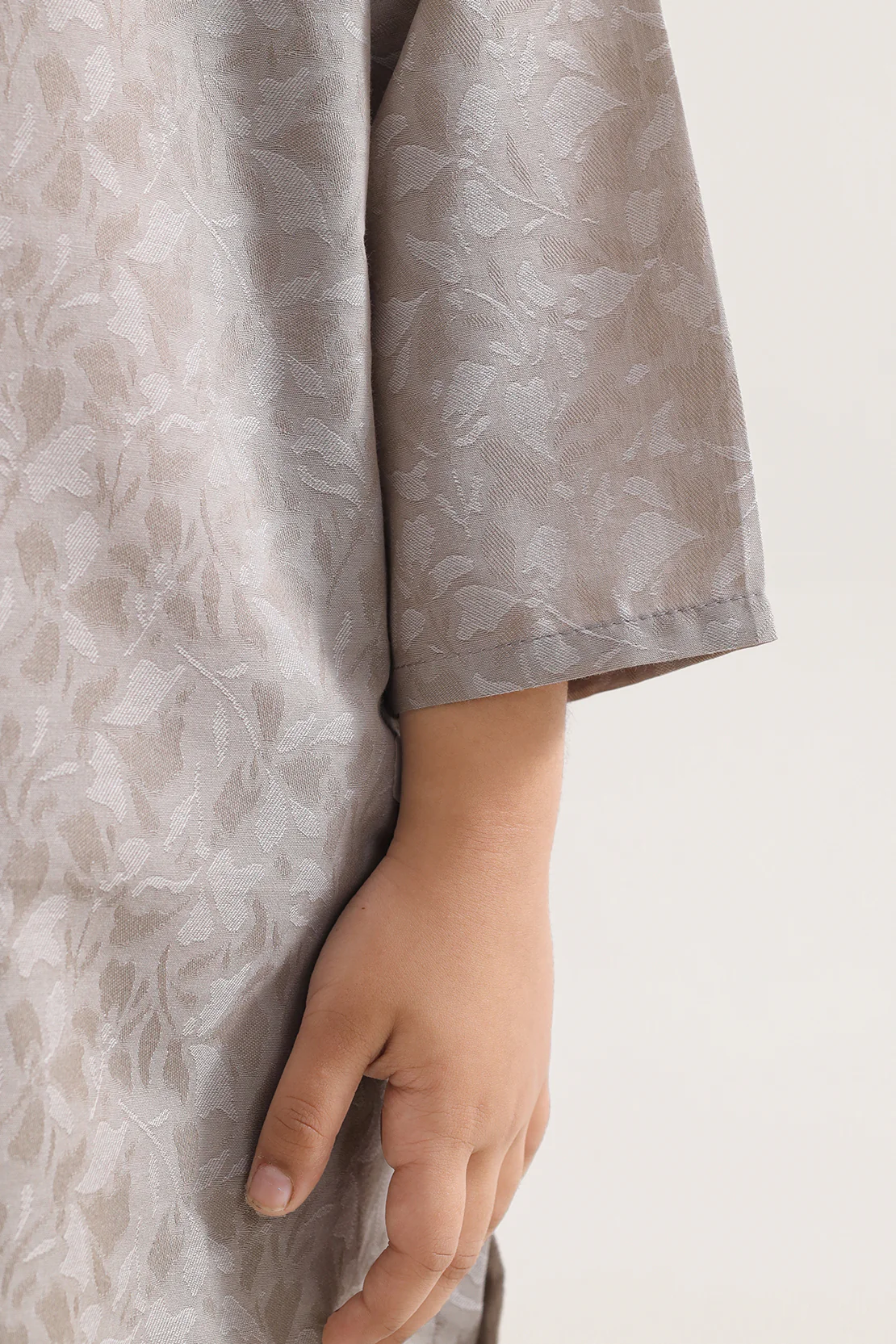 Stitched Cotton Jacquard 2 Piece (Shirt/trouser) For Kids - Image 4