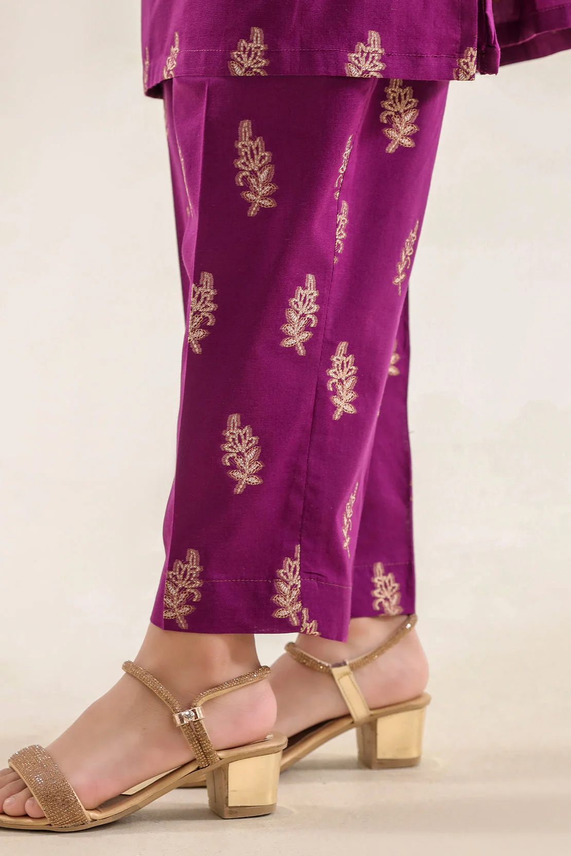 Stitched Cotton Jacquard 2 Piece (Shirt/trouser) For Kids - Image 6