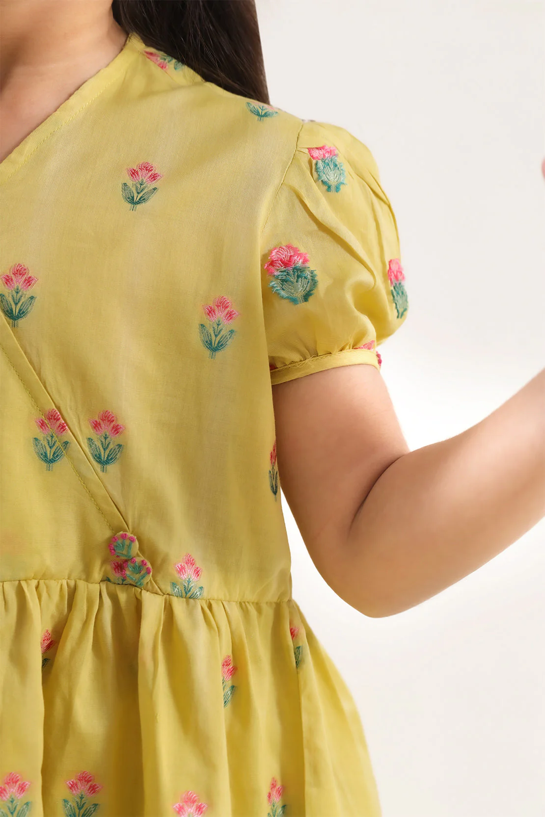 Stitched Cotton Jacquard 2 Piece (Shirt/trouser) For Kids - Image 5