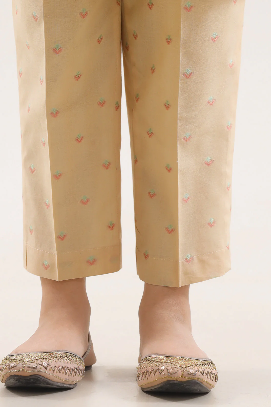 Stitched Cotton Jacquard 2 Piece (Shirt/trouser) For Kids - Image 5