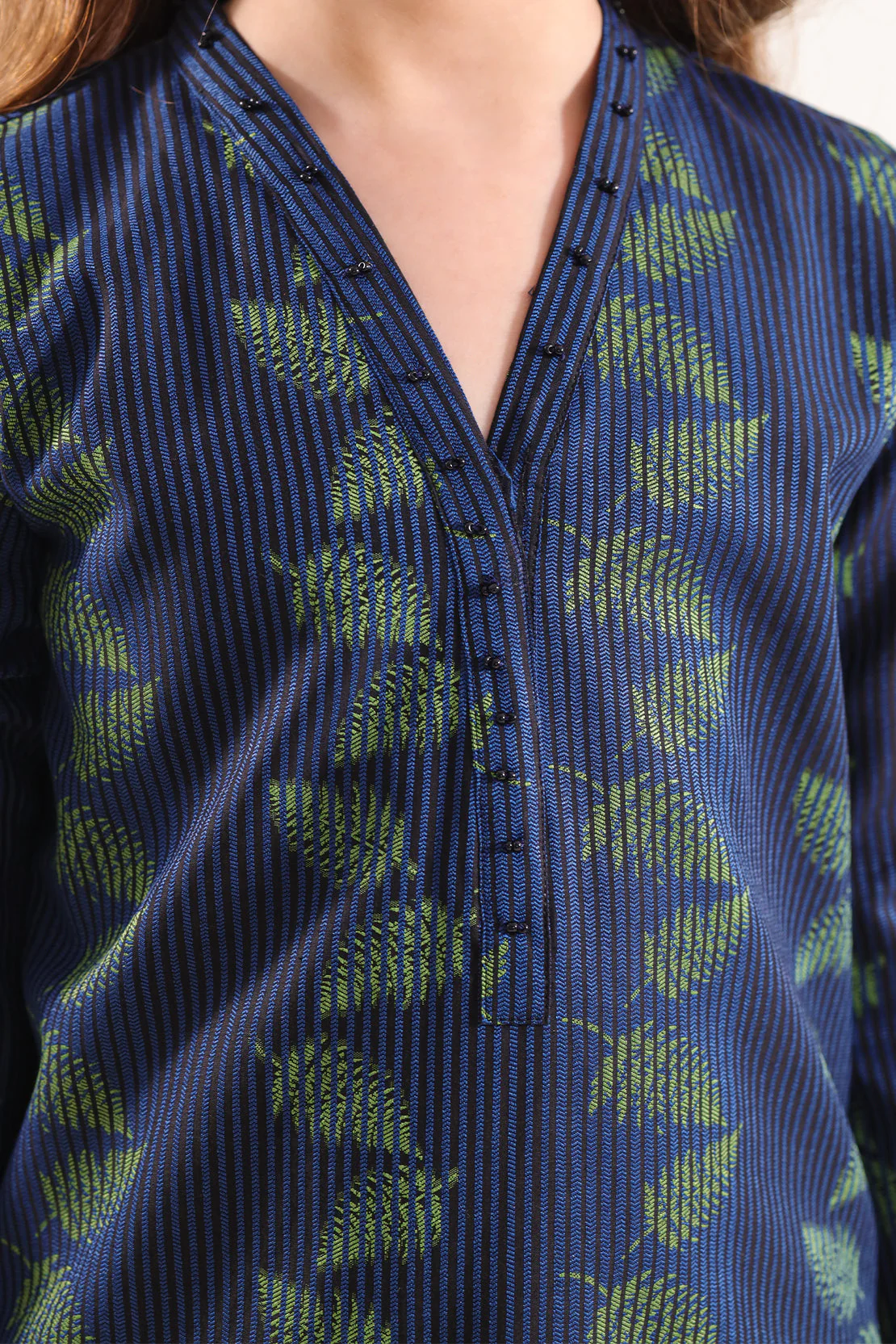 Stitched Cotton Jacquard 2 Piece (Shirt/trouser) For Kids - Image 3