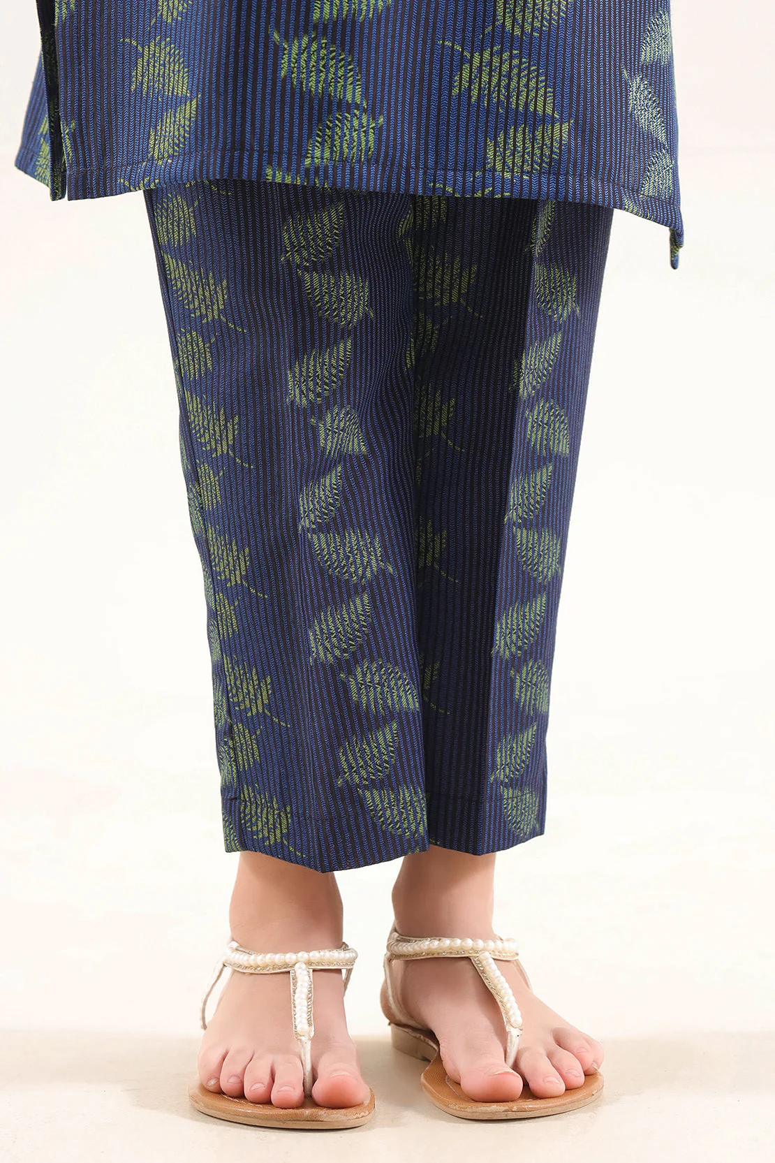 Stitched Cotton Jacquard 2 Piece (Shirt/trouser) For Kids - Image 4