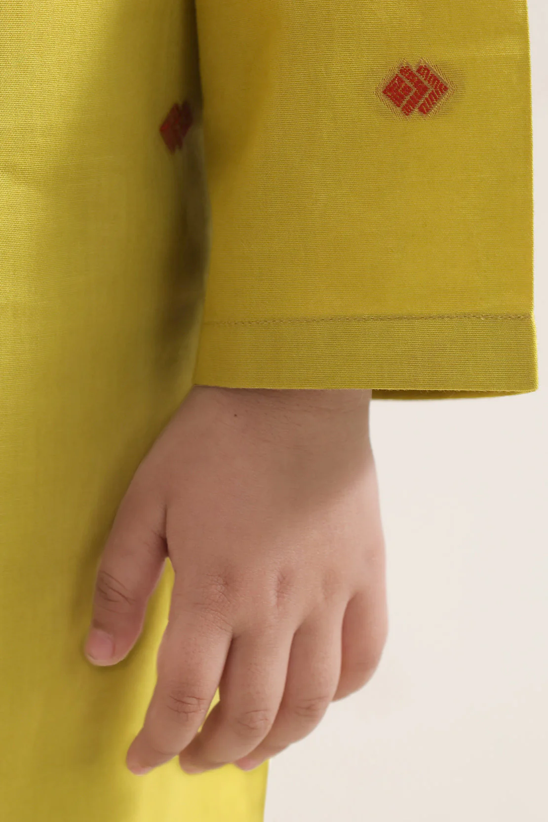 Stitched Cotton Jacquard 2 Piece (Shirt/trouser) For Kids - Image 3