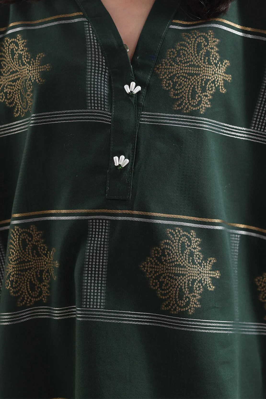 Stitched Cotton Jacquard 2 Piece (Shirt/trouser) For Kids - Image 5