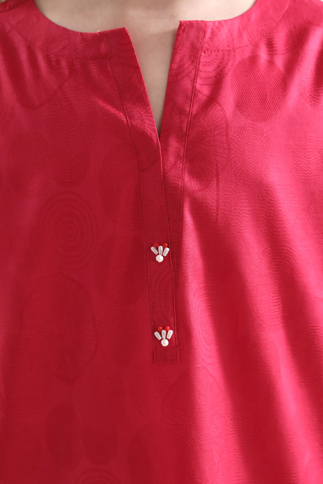 Stitched Cotton Jacquard 2 Piece (Shirt/trouser) For Kids - Image 3