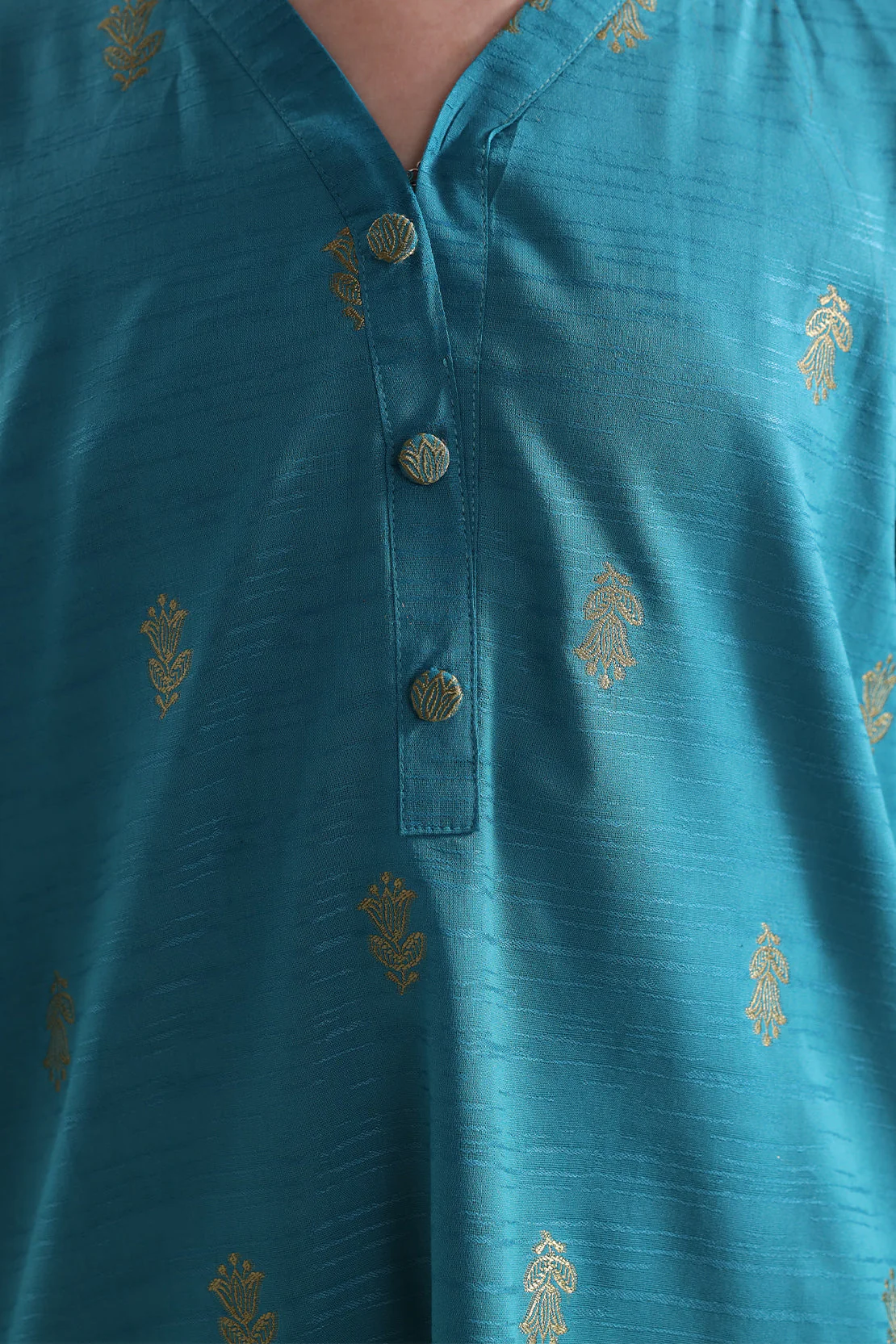 Stitched Cotton Jacquard 2 Piece (Shirt/trouser) For Kids - Image 4