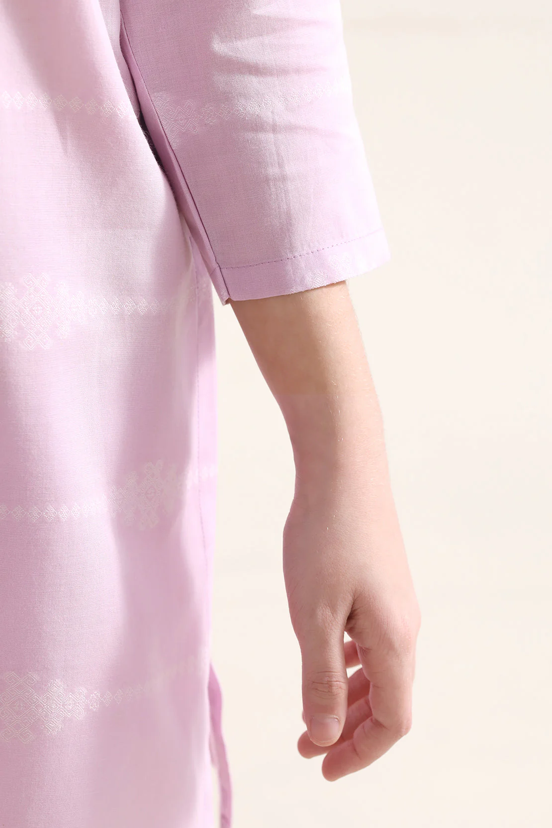 Stitched Cotton Jacquard 2 Piece (Shirt/trouser) For Kids - Image 4
