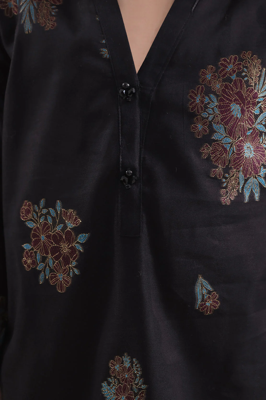 Stitched Cotton Jacquard 2 Piece (Shirt/trouser) For Kids - Image 5