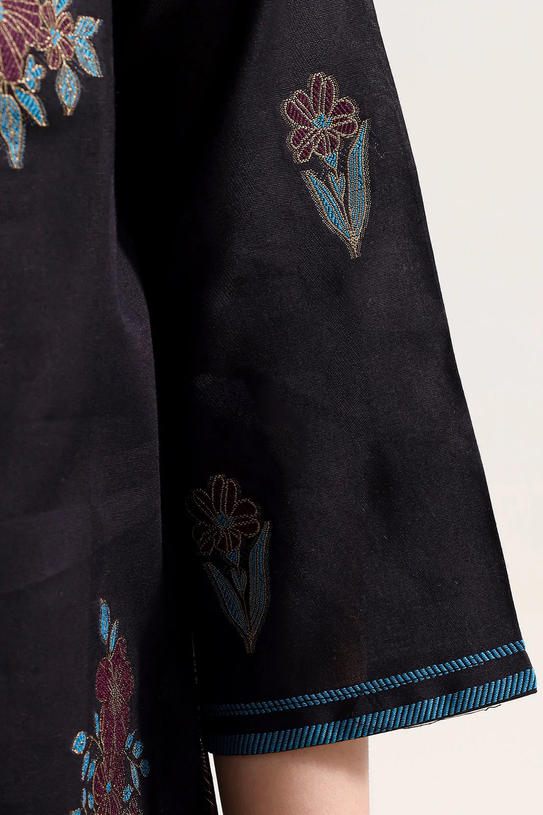 Stitched Cotton Jacquard 2 Piece (Shirt/trouser) For Kids - Image 6
