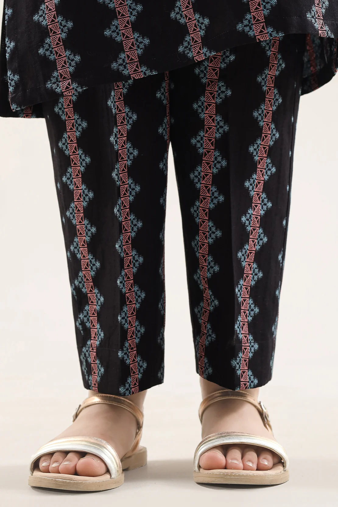 Stitched Cotton Jacquard 2 Piece (Shirt/trouser) For Kids - Image 6