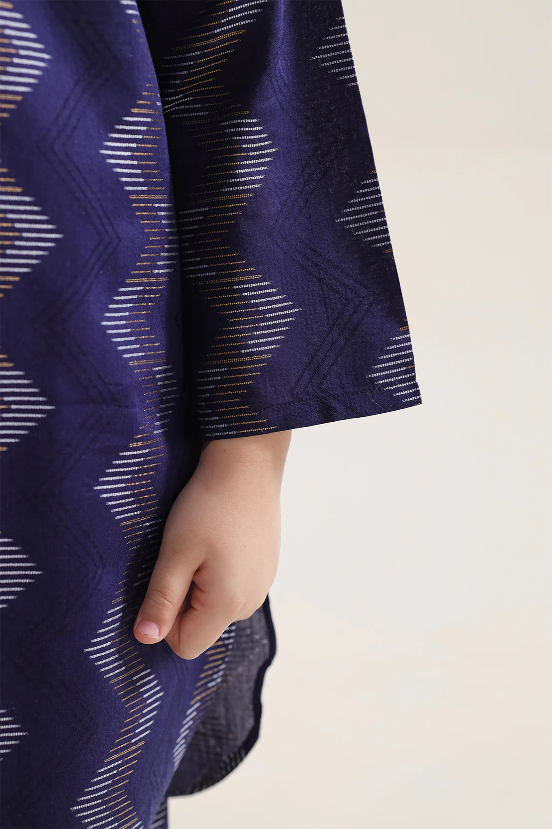 Stitched Cotton Jacquard 2 Piece (Shirt/trouser) For Kids - Image 5