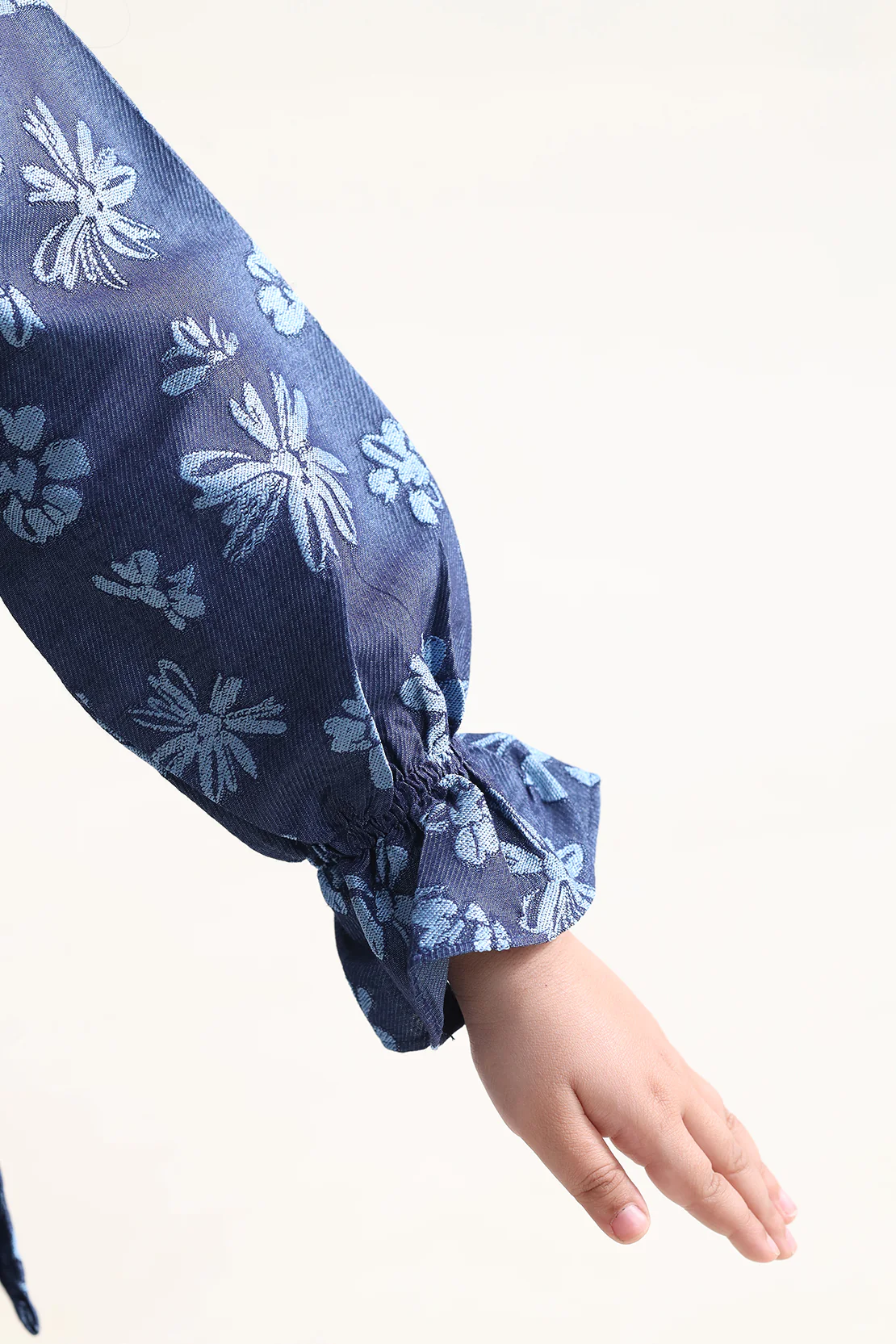 Stitched Cotton Jacquard 2 Piece (Shirt/trouser) For Kids - Image 5