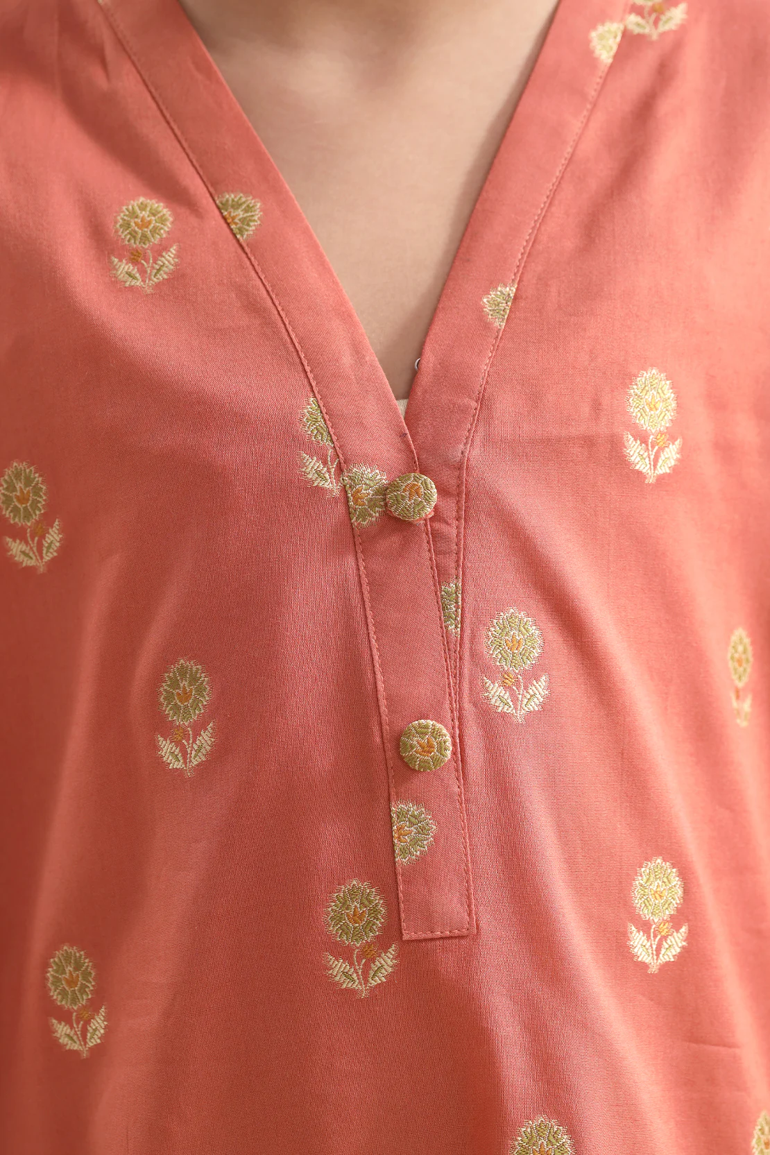 Stitched Cotton Jacquard 2 Piece (Shirt/trouser) For Kids - Image 3