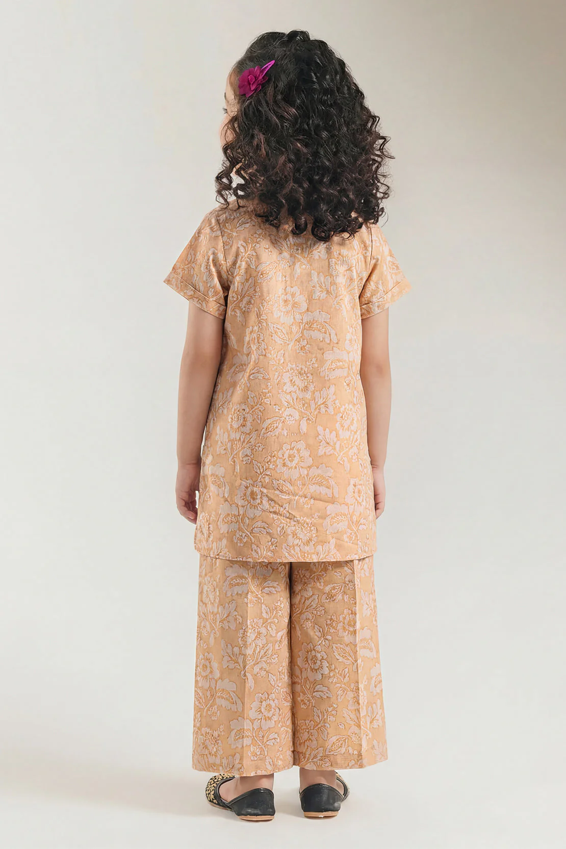 Stitched Cotton Jacquard 2 Piece (Shirt/trouser) For Kids - Image 3
