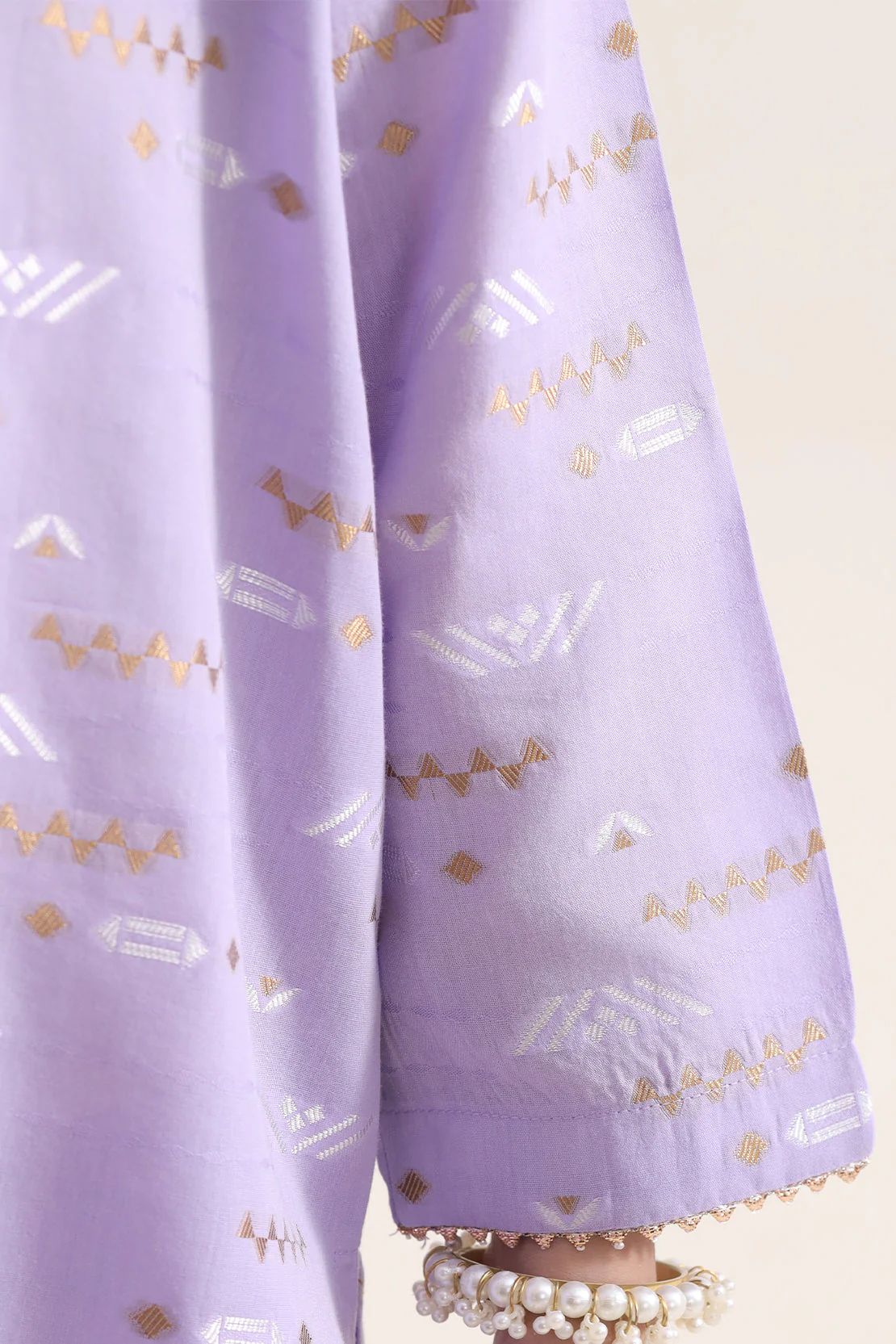 Stitched Cotton Jacquard 2 Piece (Shirt/trouser) For Kids - Image 6