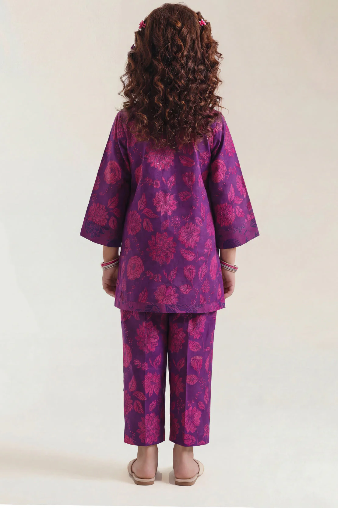 Stitched Cotton Jacquard 2 Piece (Shirt/trouser) For Kids - Image 4