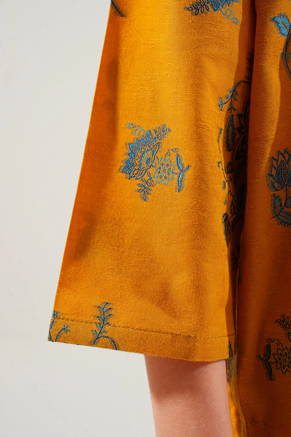 Stitched Cotton jacquard Shirt For Kids - Image 4