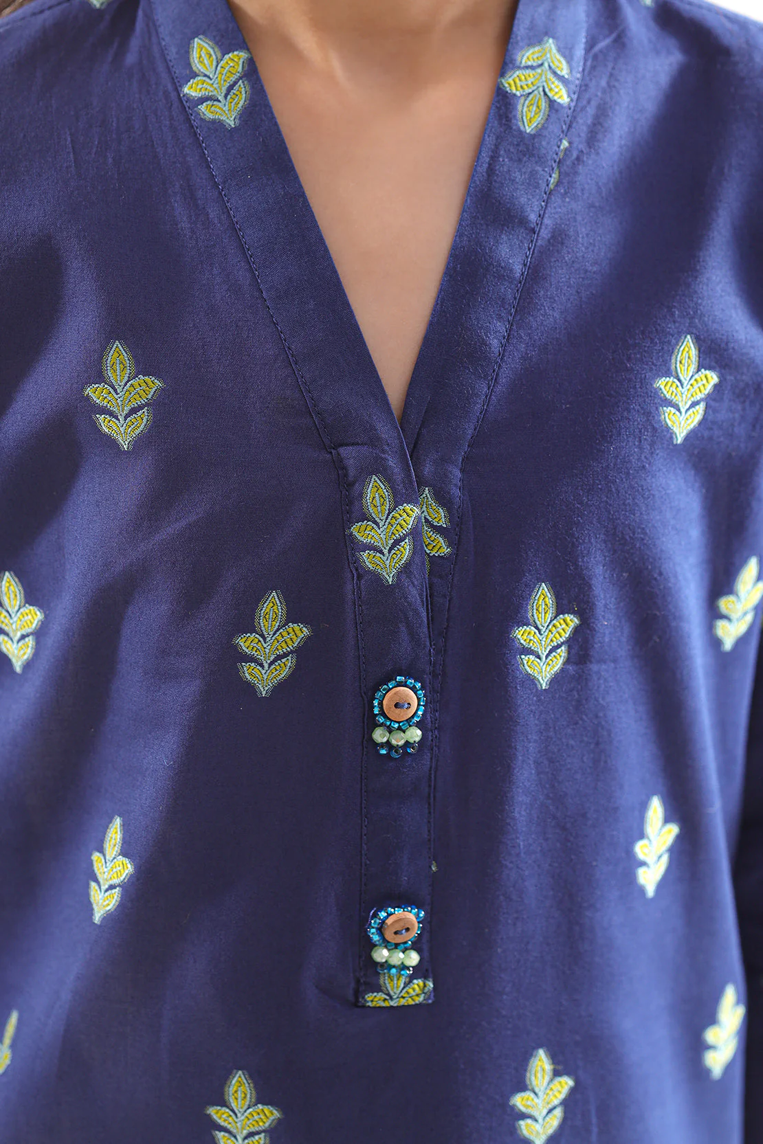 Cotton Jacquard Stitched Shirt For Kids - Image 4