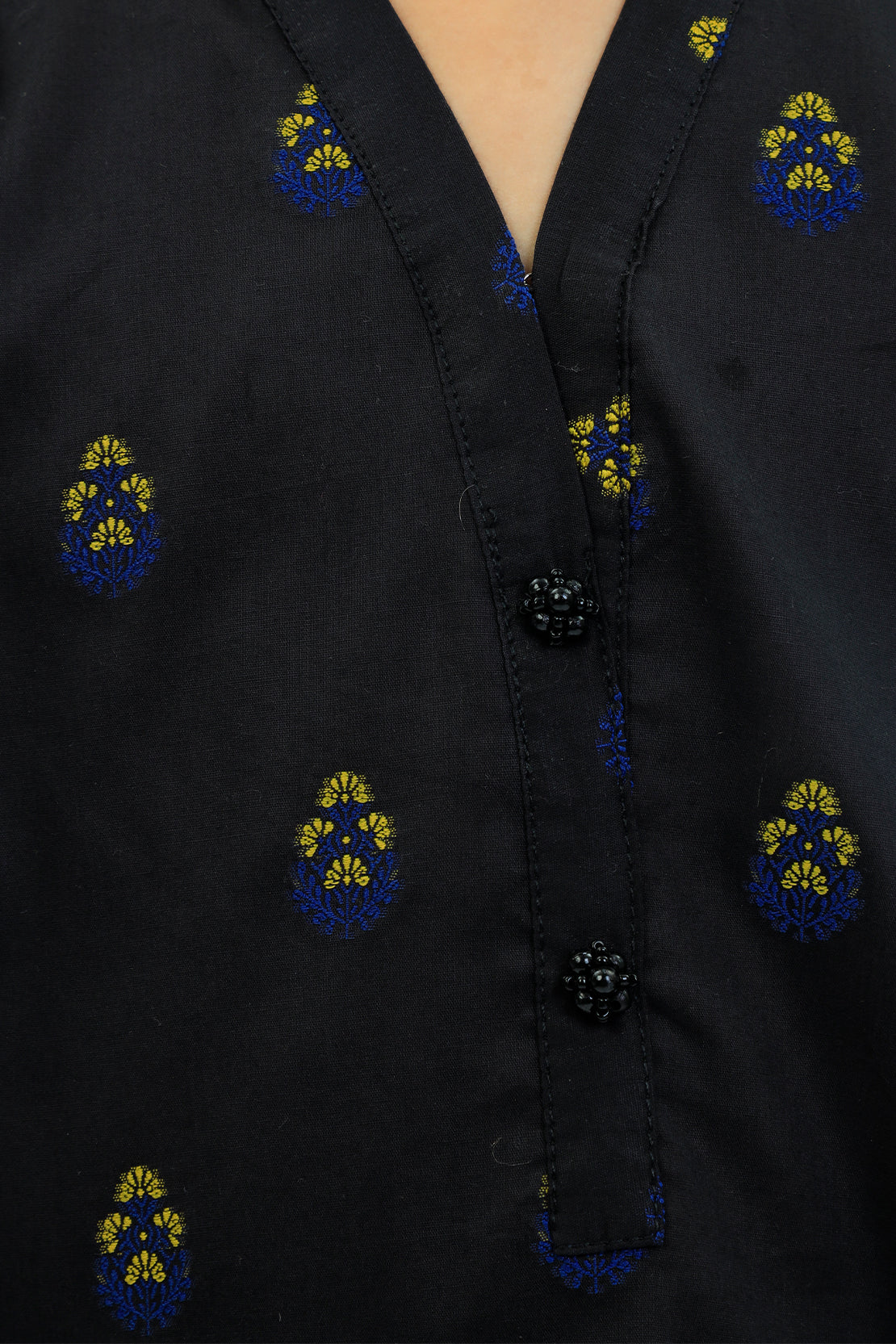 Stitched Cotton Jacquard Shirt/trouser For Kids - Image 3
