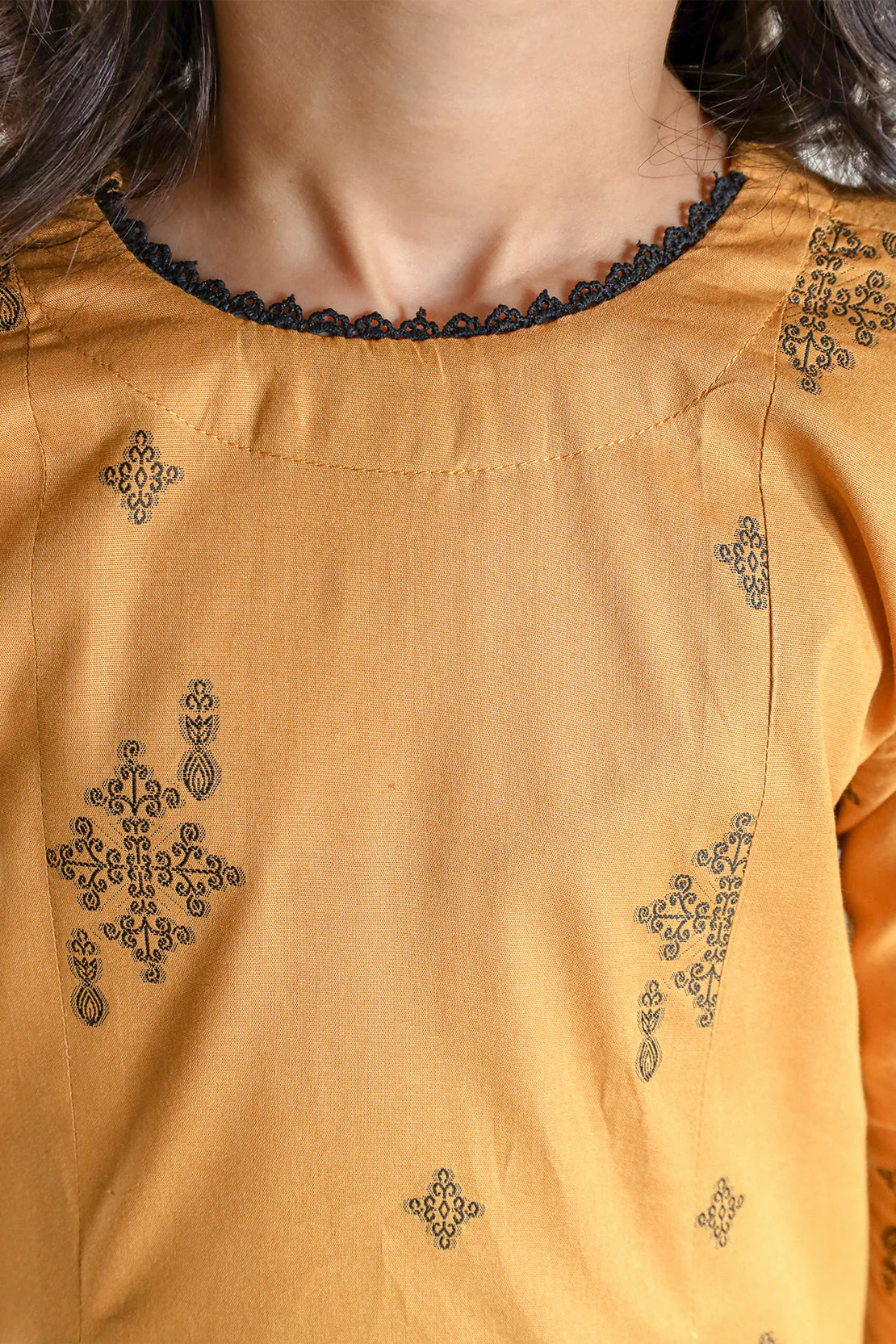 Stitched Cotton Jacquard Shirt/trouser For Kids - Image 7