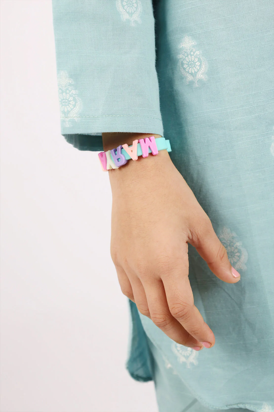 Stitched Cotton Jacquard Shirt/trouser For Kids - Image 4
