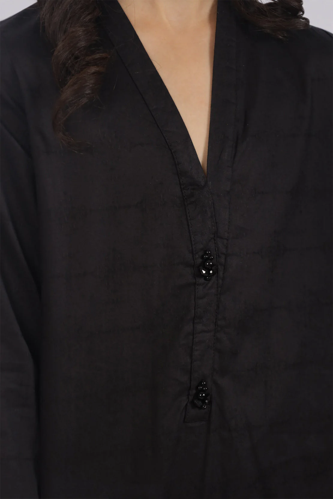 Stitched Cotton Jacquard Shirt/trouser For Kids - Image 4