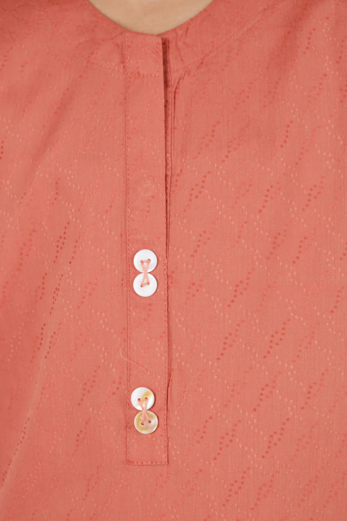 Stitched Cotton Jacquard Shirt/trouser For Kids - Image 4
