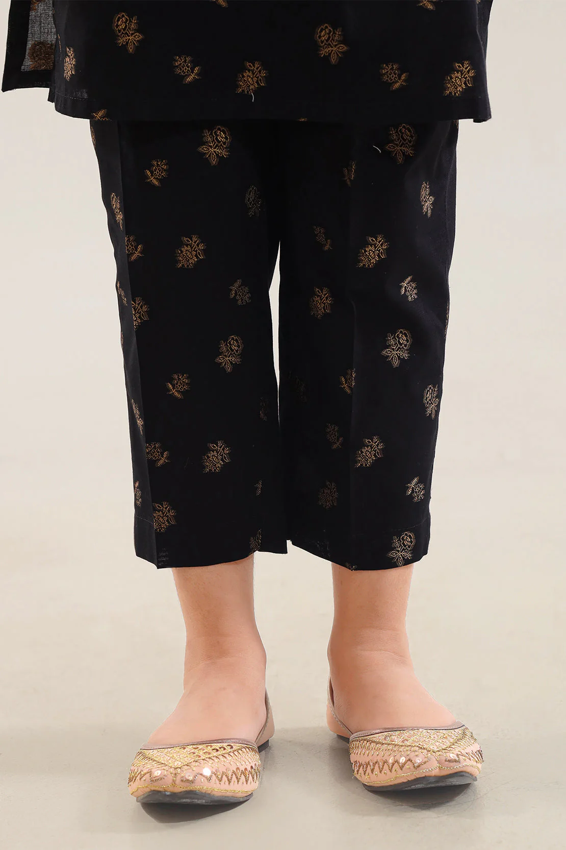 Stitched Cotton Jacquard Shirt/trouser For Kids - Image 6