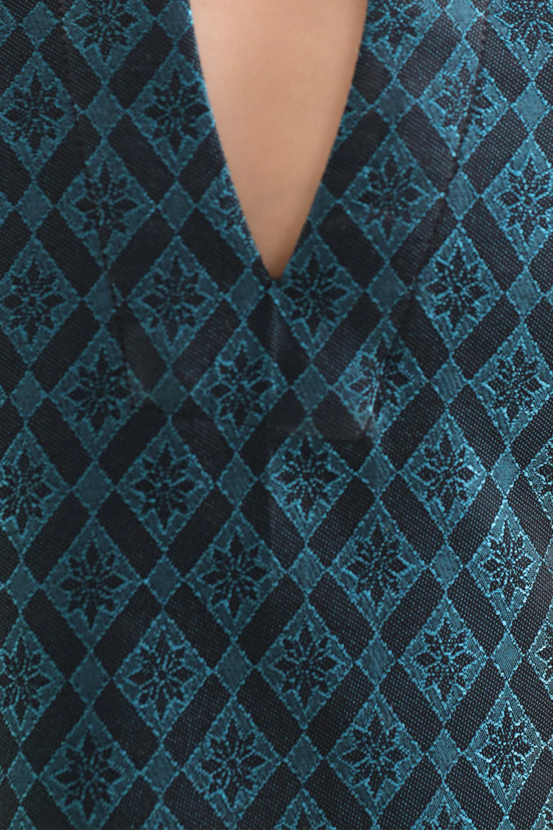 Stitched Cotton Jacquard Shirt/trouser For Kids - Image 4