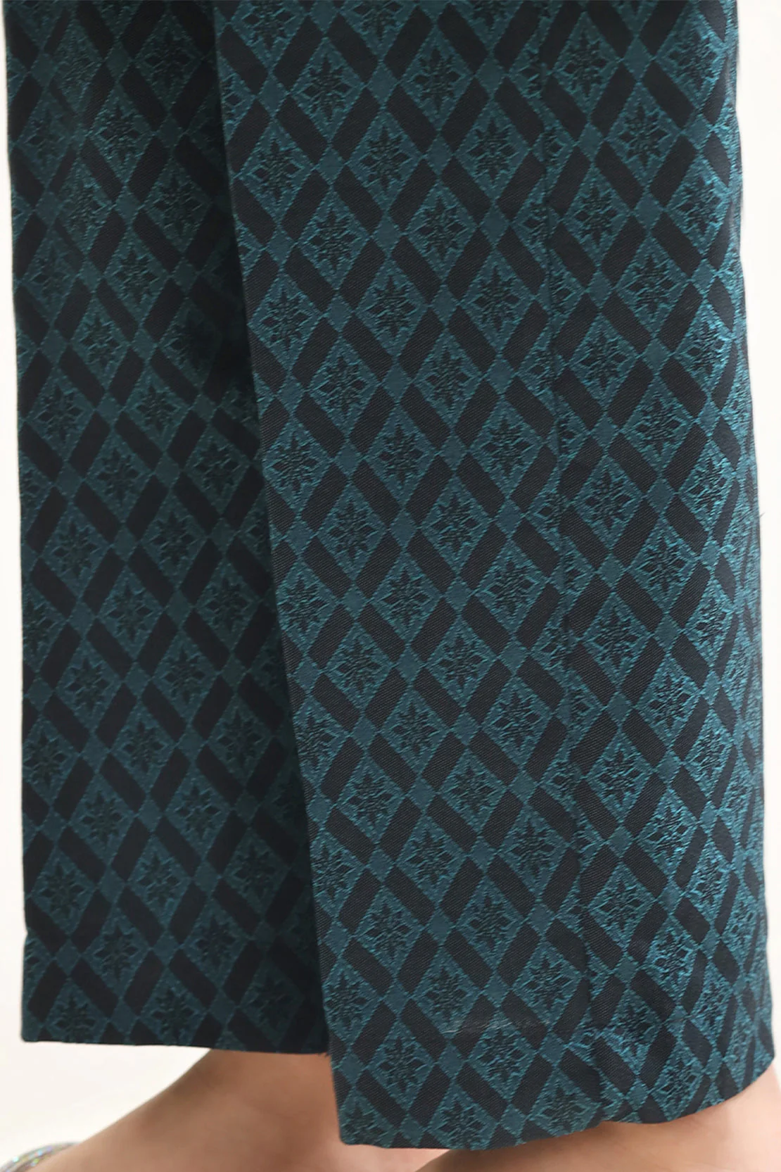 Stitched Cotton Jacquard Shirt/trouser For Kids - Image 6