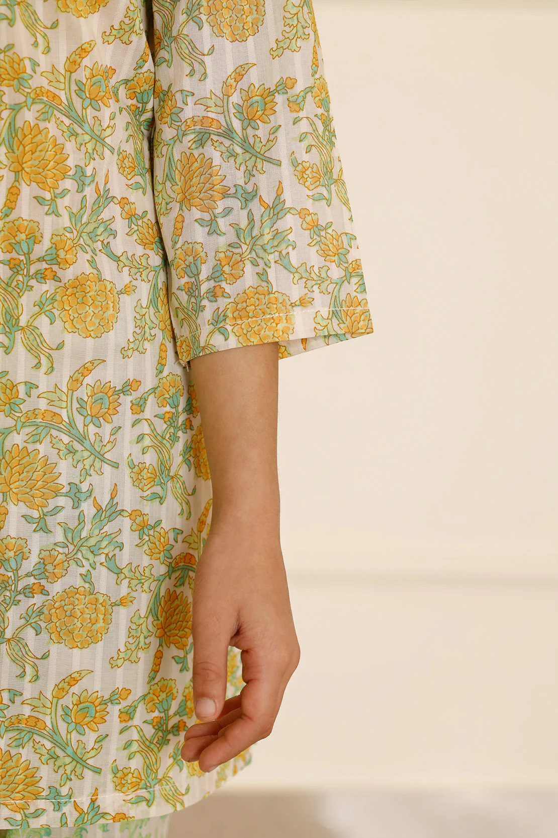 Stitched Cotton Viscose Shirt/Trouser For Kids - Image 7