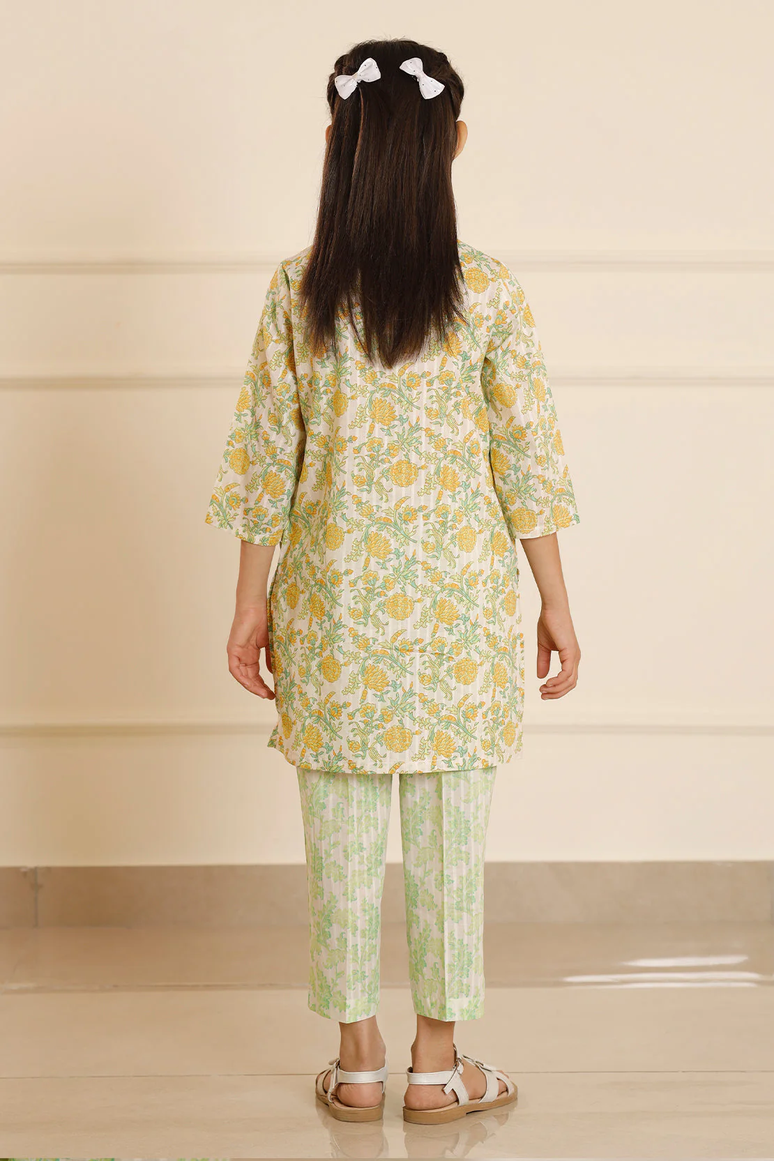 Stitched Cotton Viscose Shirt/Trouser For Kids - Image 8