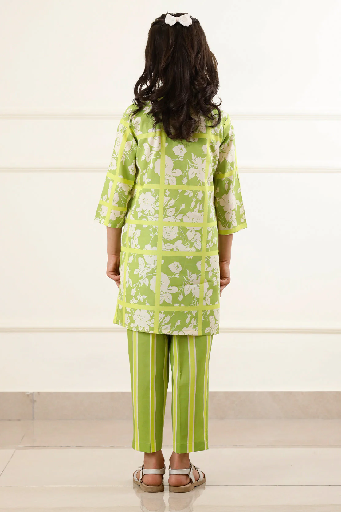 Stitched Cotton Viscose Shirt/Trouser For Kids - Image 8