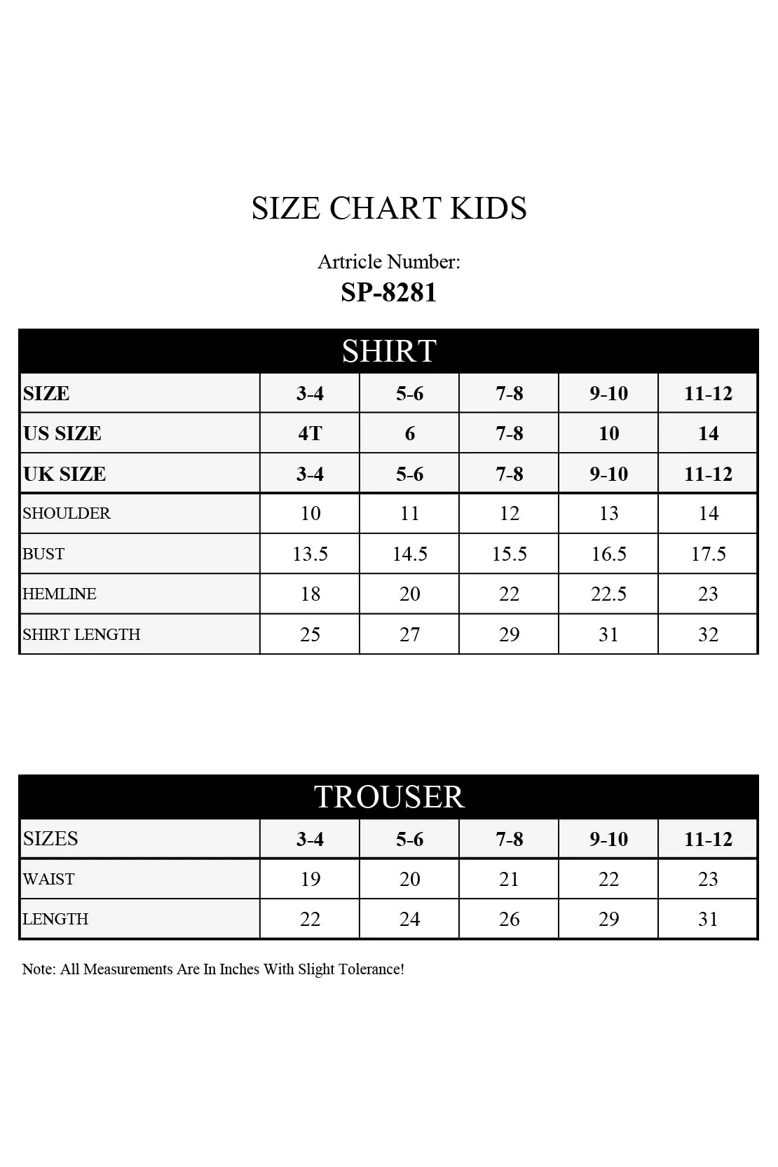 Stitched Embroidered Cotton Jacquard Shirt/Trouser For Kids - Image 10