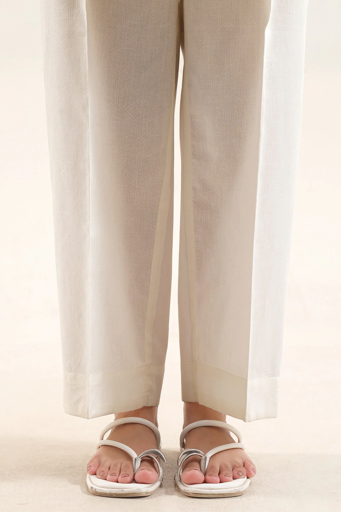 Stitched Embroidered Self Jacquard 2 Piece (Shirt/Trouser) - Image 5