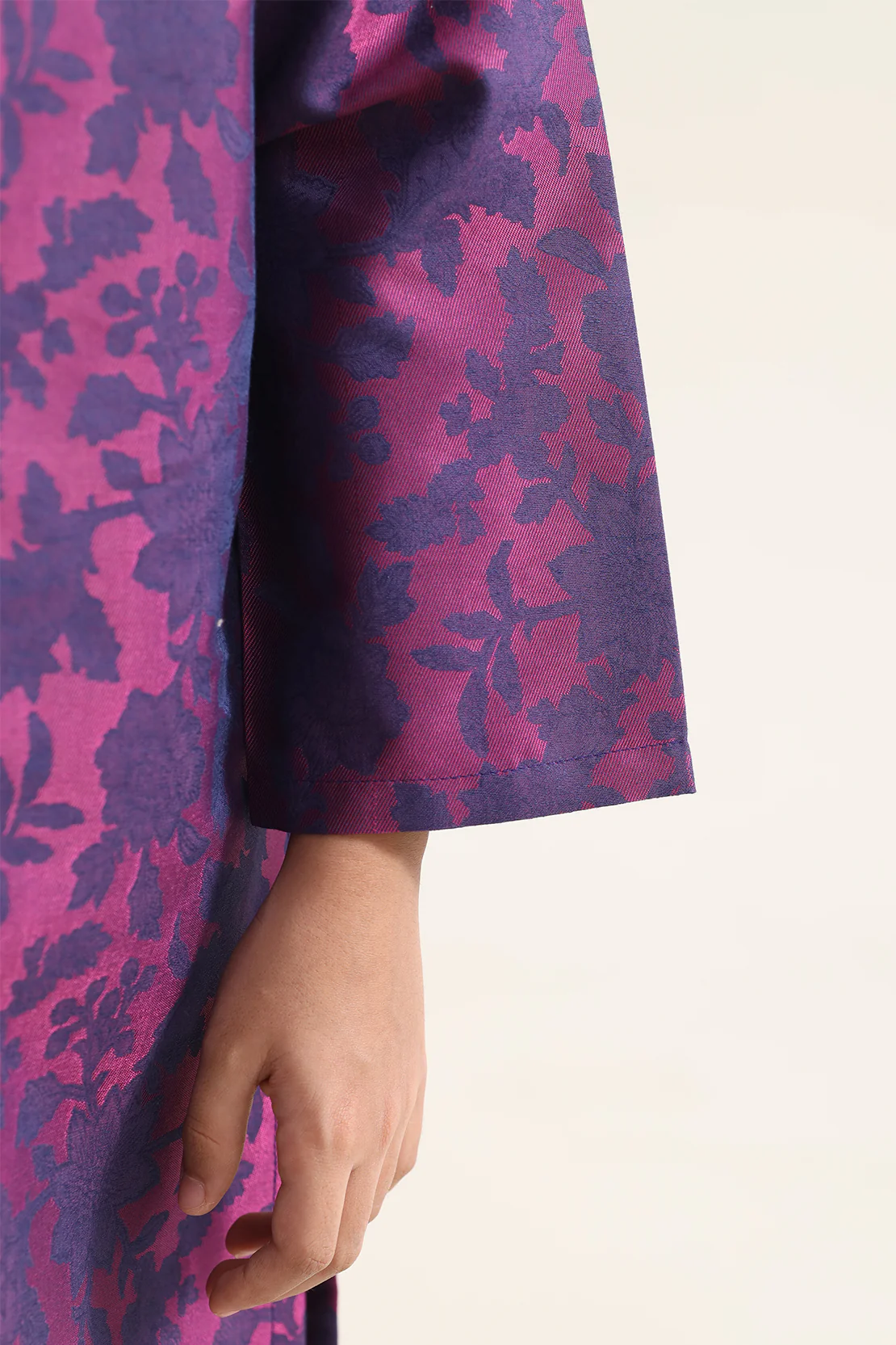 Stitched Jacquard Viscose 2 Piece (Shirt/trouser) For Kids - Image 5