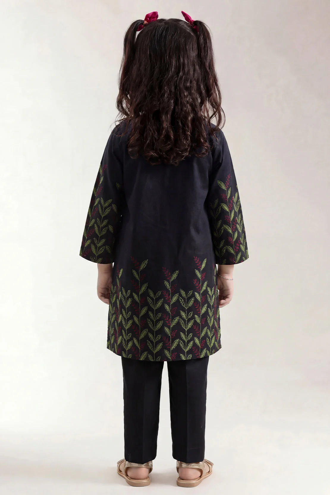 Stitched Jacquard Viscose 2 Piece (Shirt/trouser) For Kids - Image 4