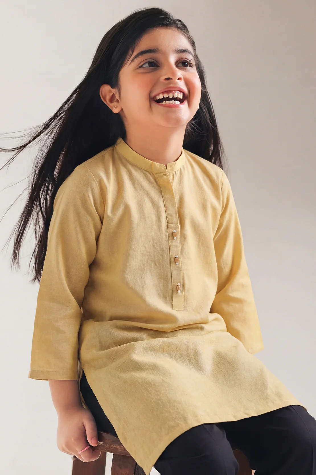 Stitched Karandi Shirt For Kids