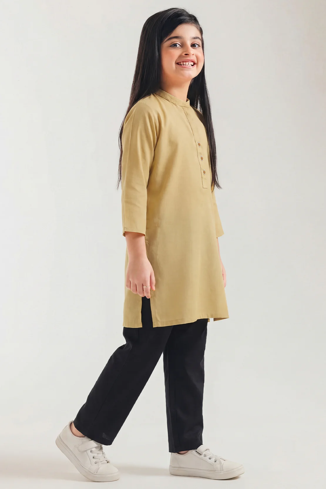 Stitched Karandi Shirt For Kids - Image 2