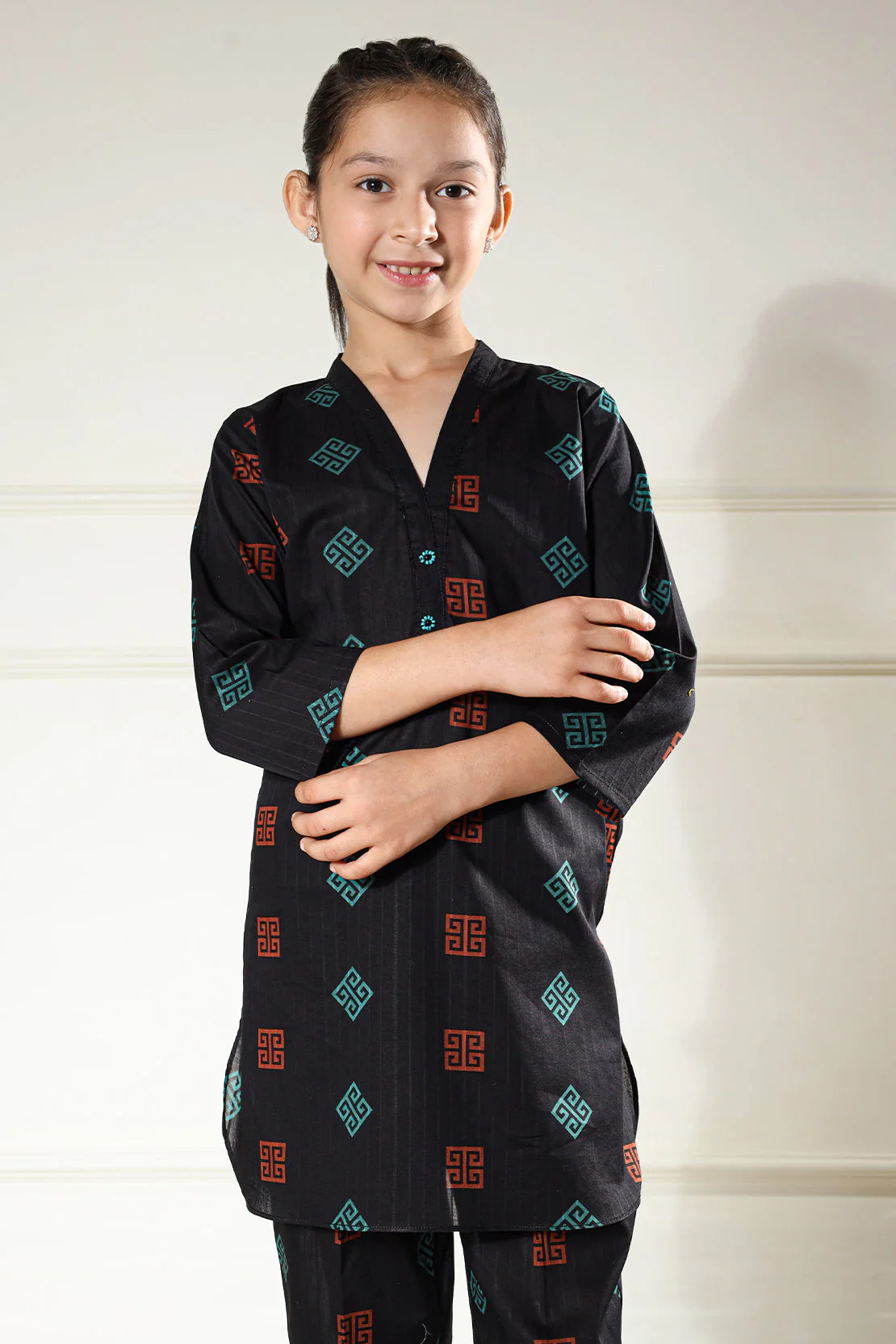 Stitched Lawn 2 Piece (Shirt/Trouser) For Kids - Image 4