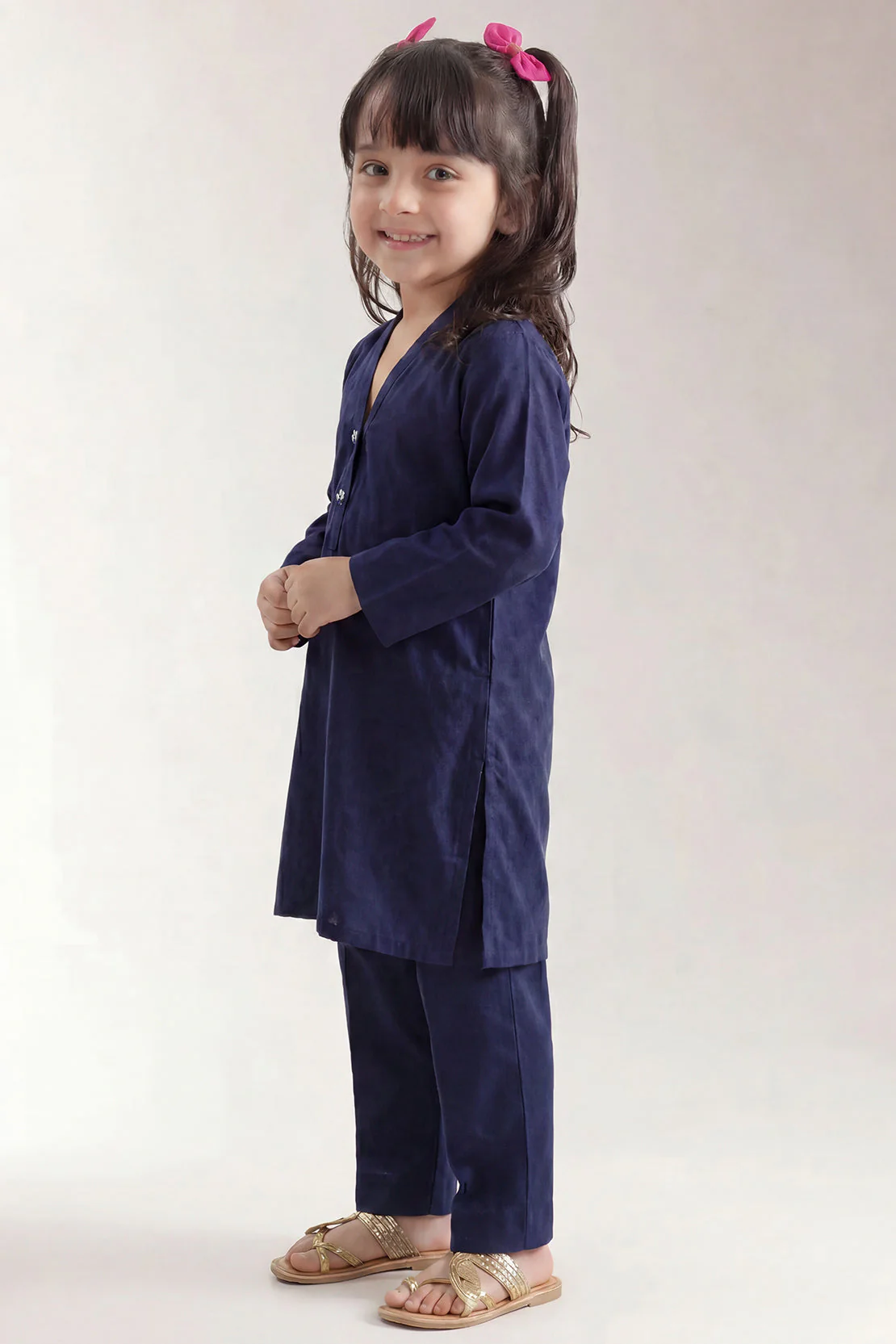 Stitched Lawn Jacquard Shirt/Trouser For Kids - Image 3