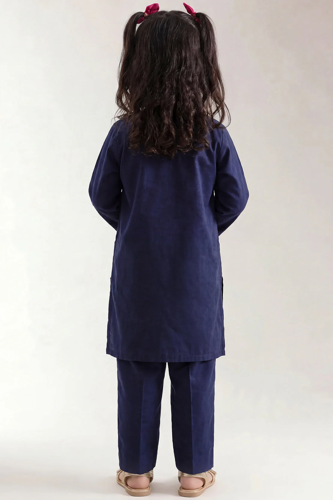 Stitched Lawn Jacquard Shirt/Trouser For Kids - Image 4