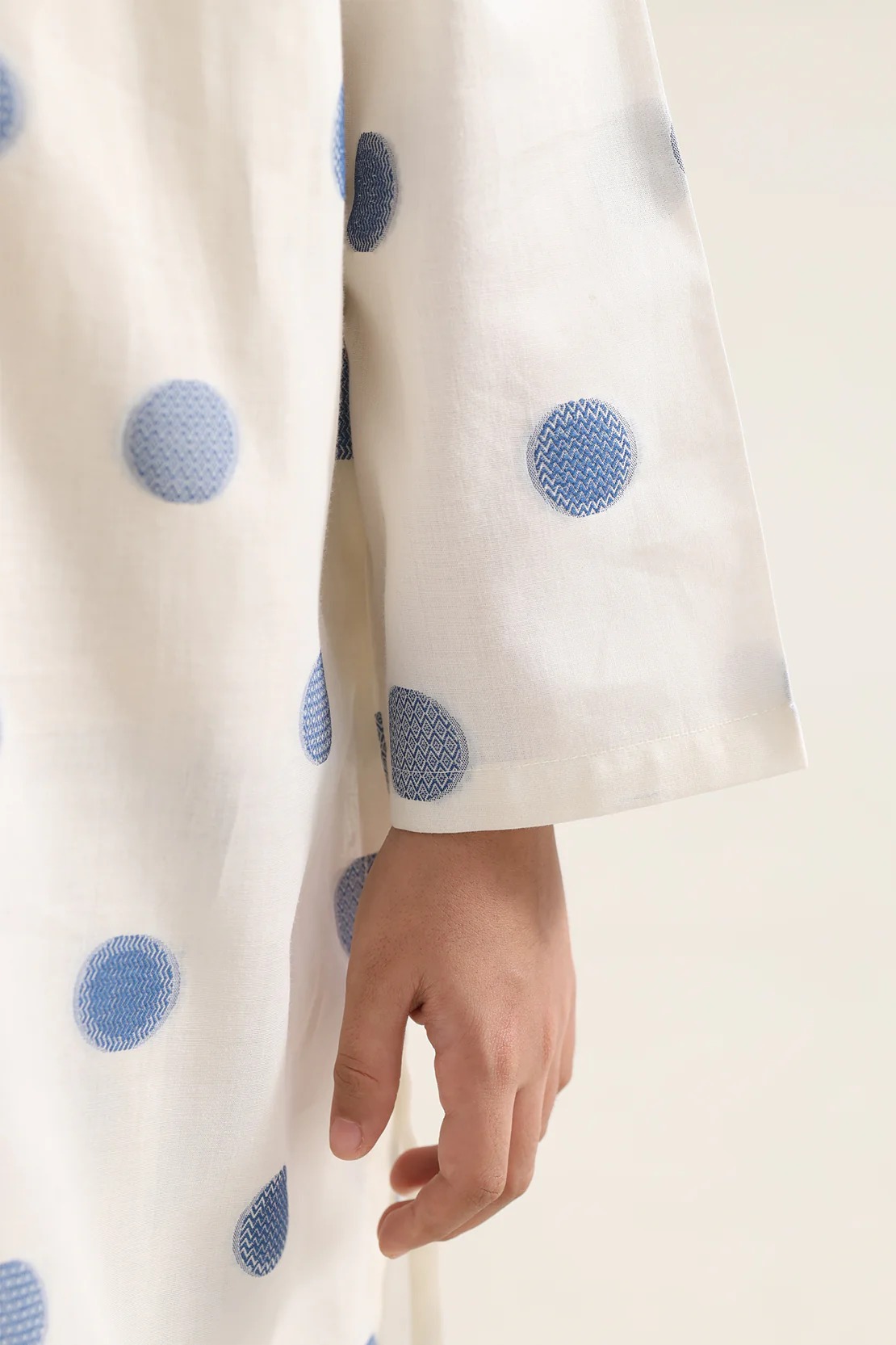 Stitched Lawn Jacquard Shirt/Trouser For Kids - Image 4