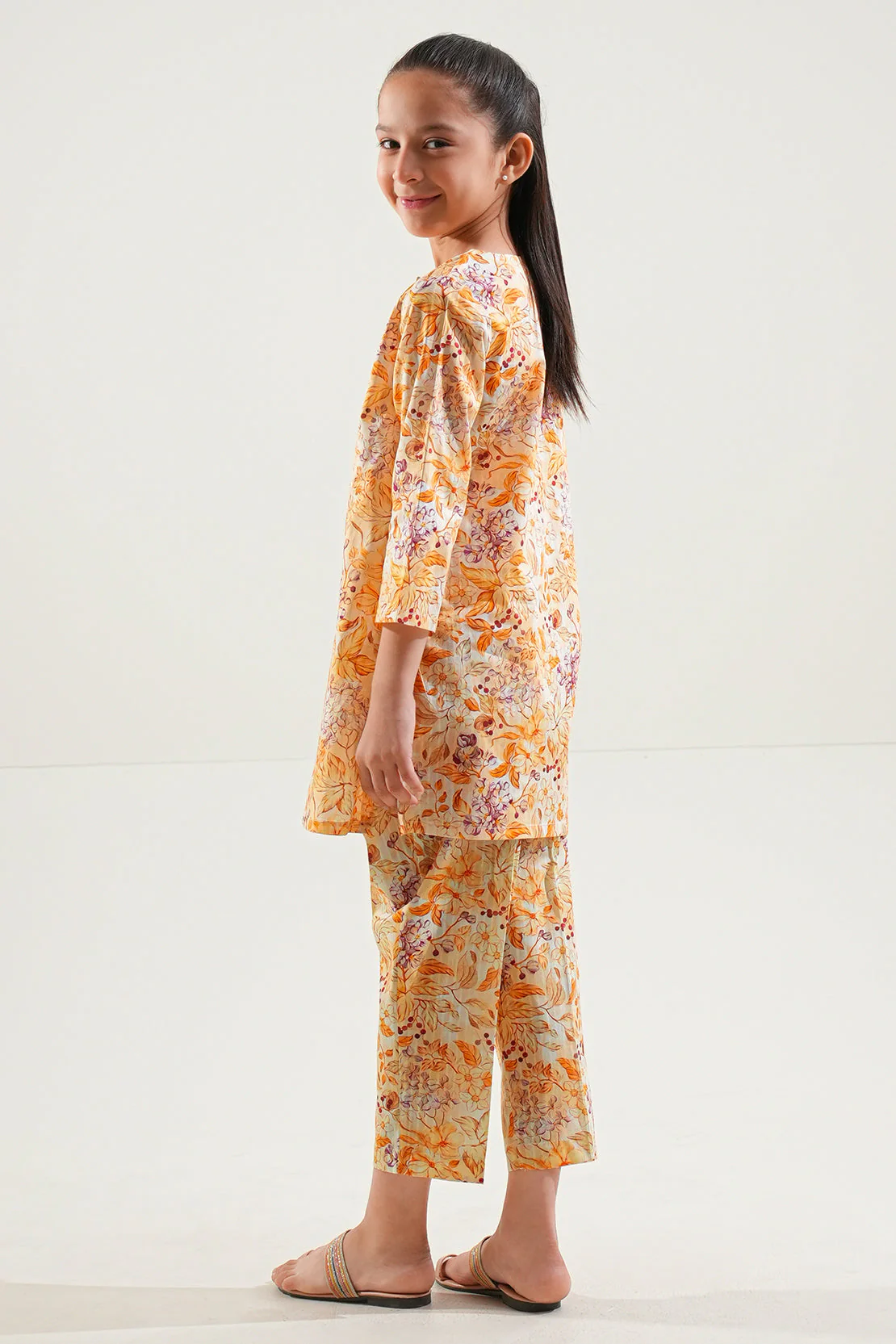 Stitched Lawn Shirt For Kids - Image 2