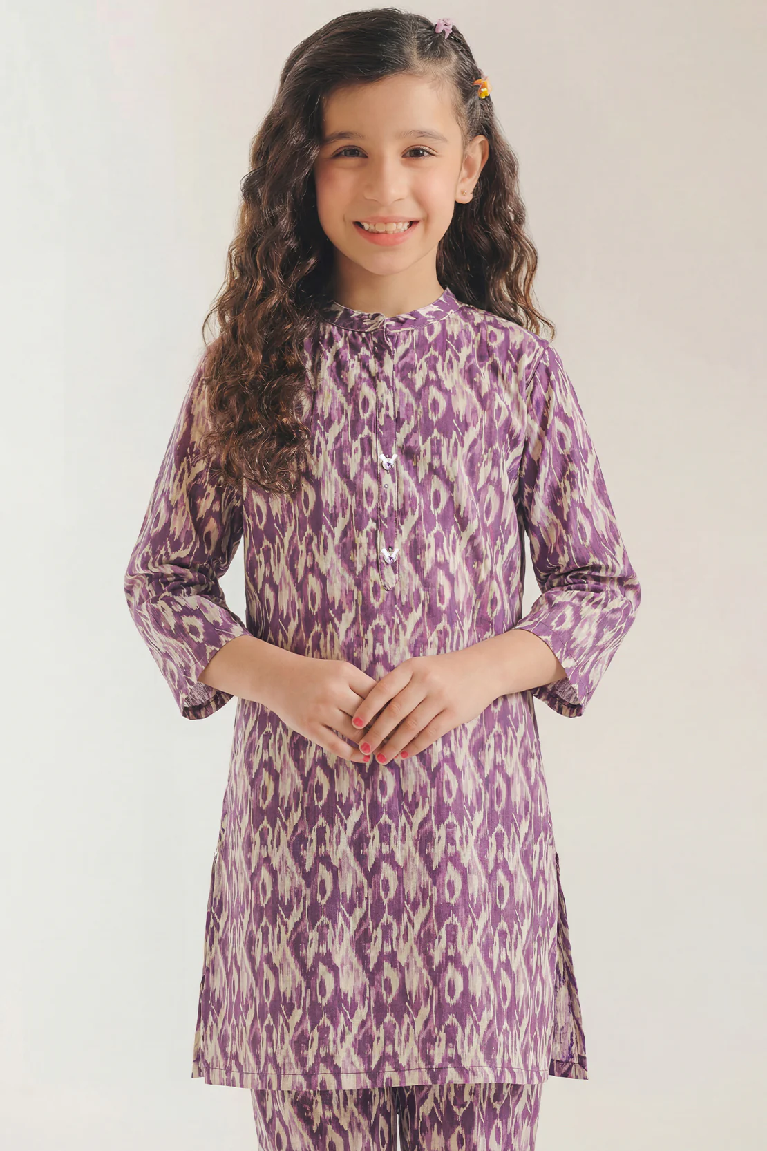 Stitched Lawn Shirt For Kids - Image 3