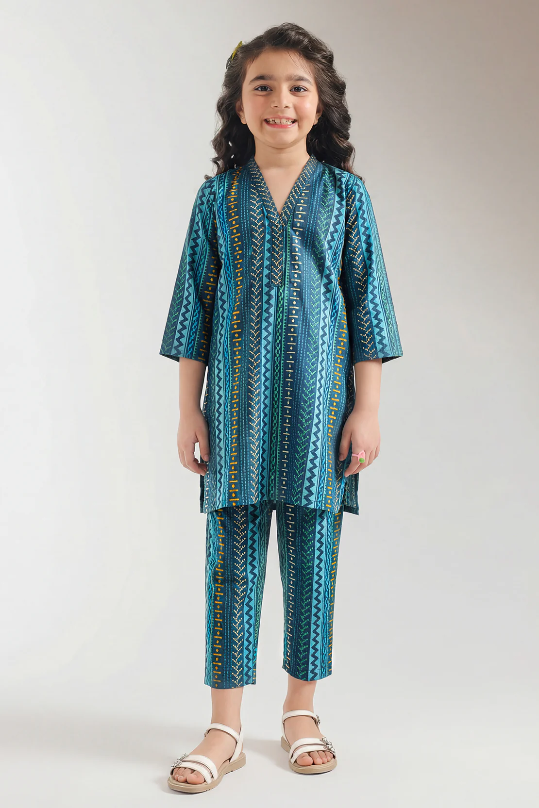Stitched Lawn Shirt For Kids - Image 2